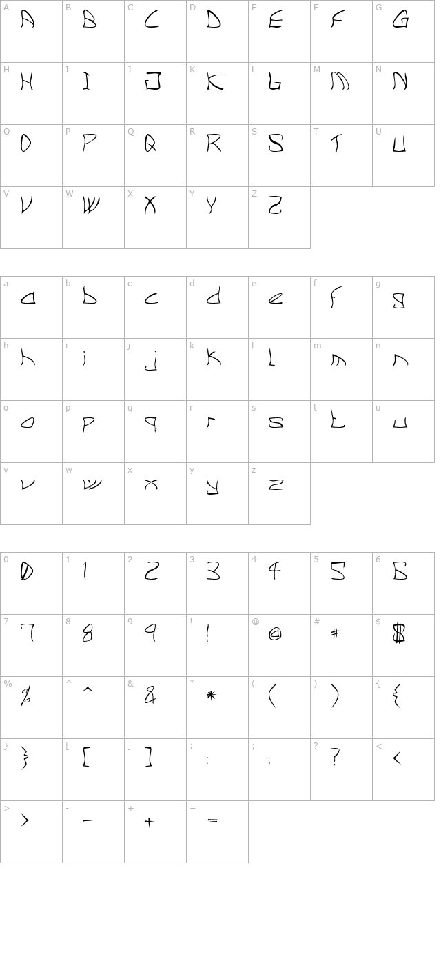 CM Toon Normal character map