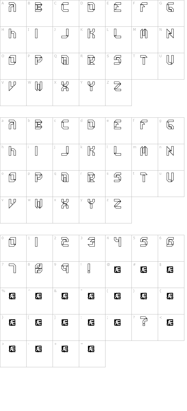 Collective O (BRK) character map