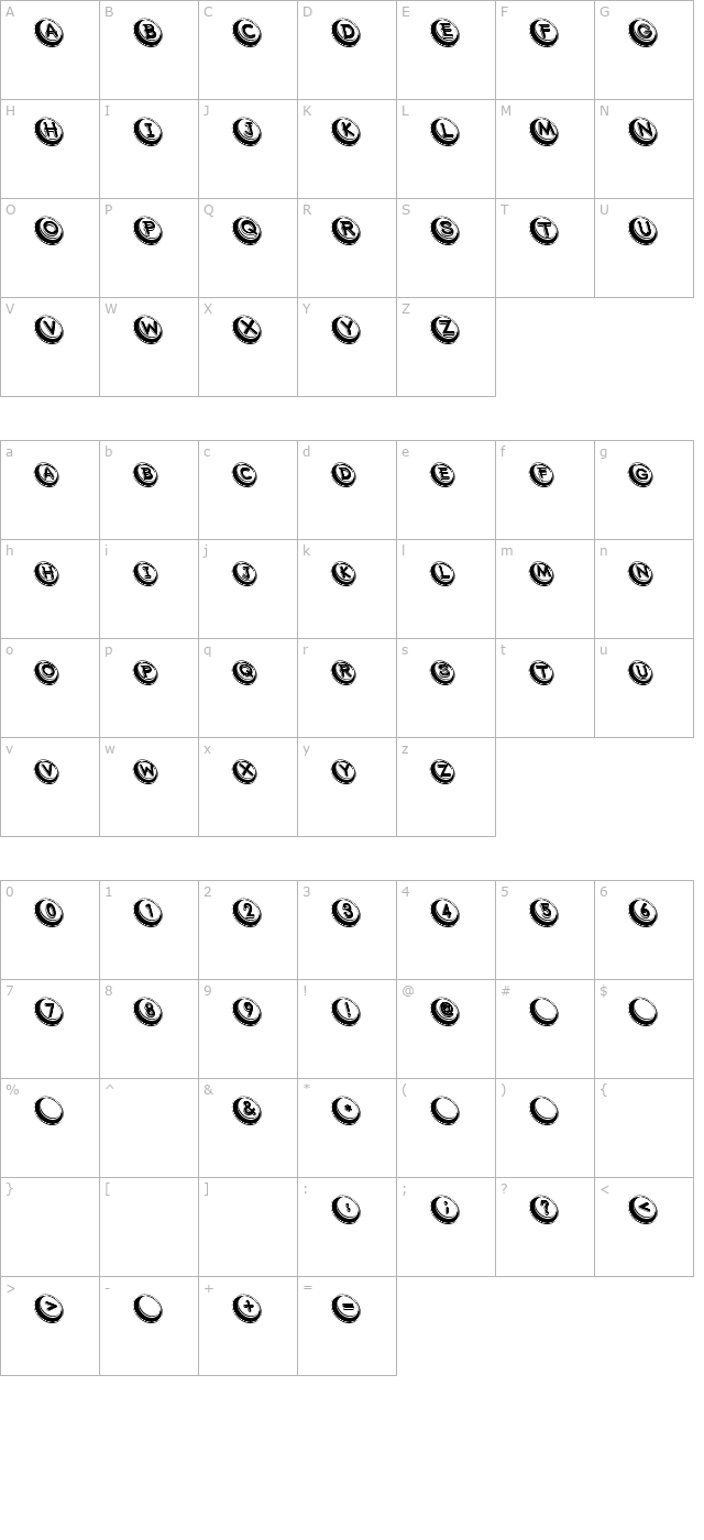 com-srb- character map