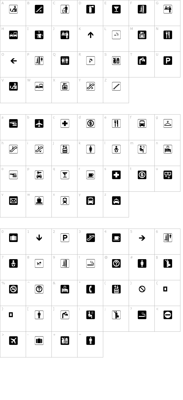 Communication 6 ATT character map