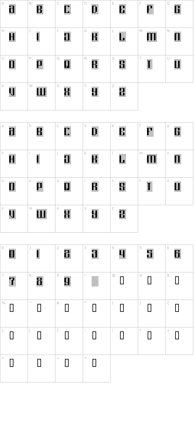 computeramok character map