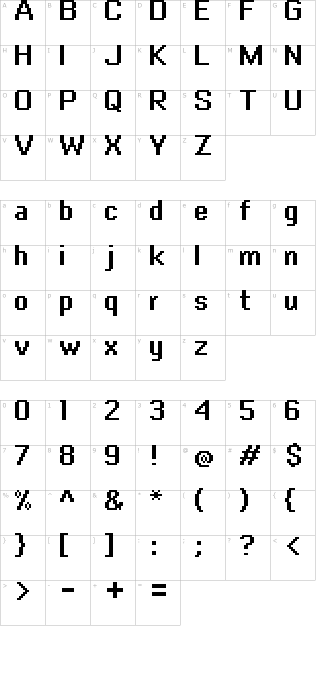 copy-10-65 character map