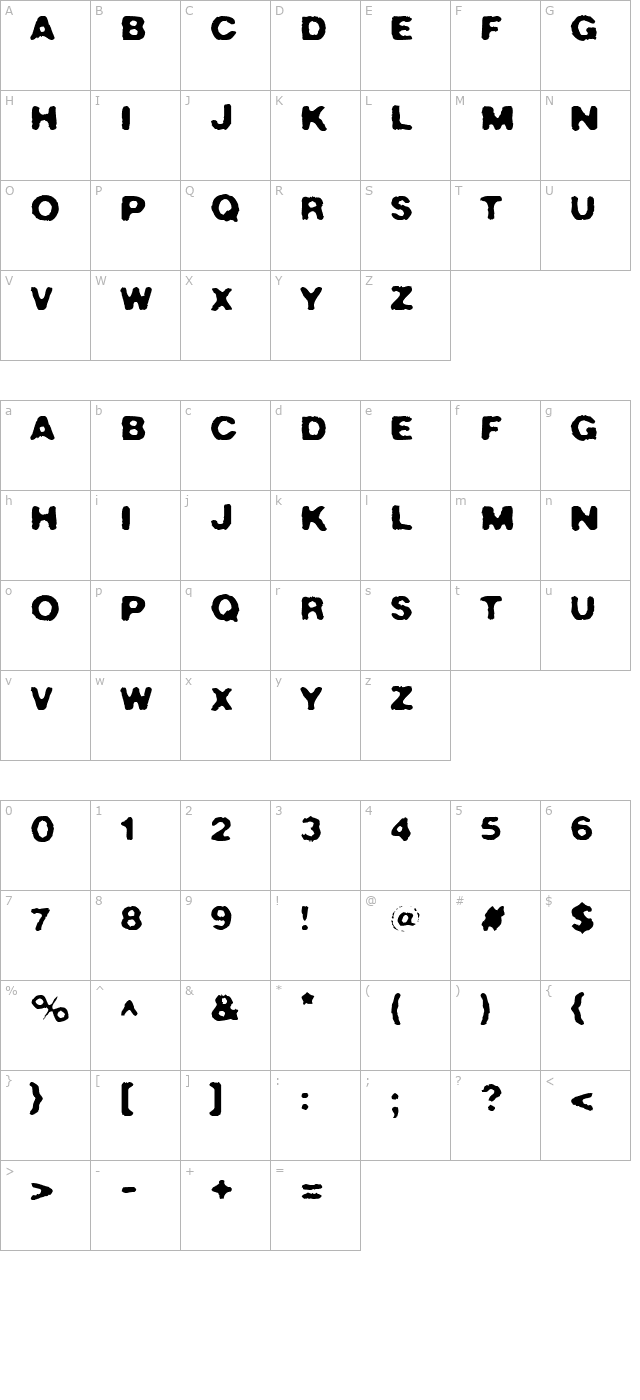 crush-no-49 character map