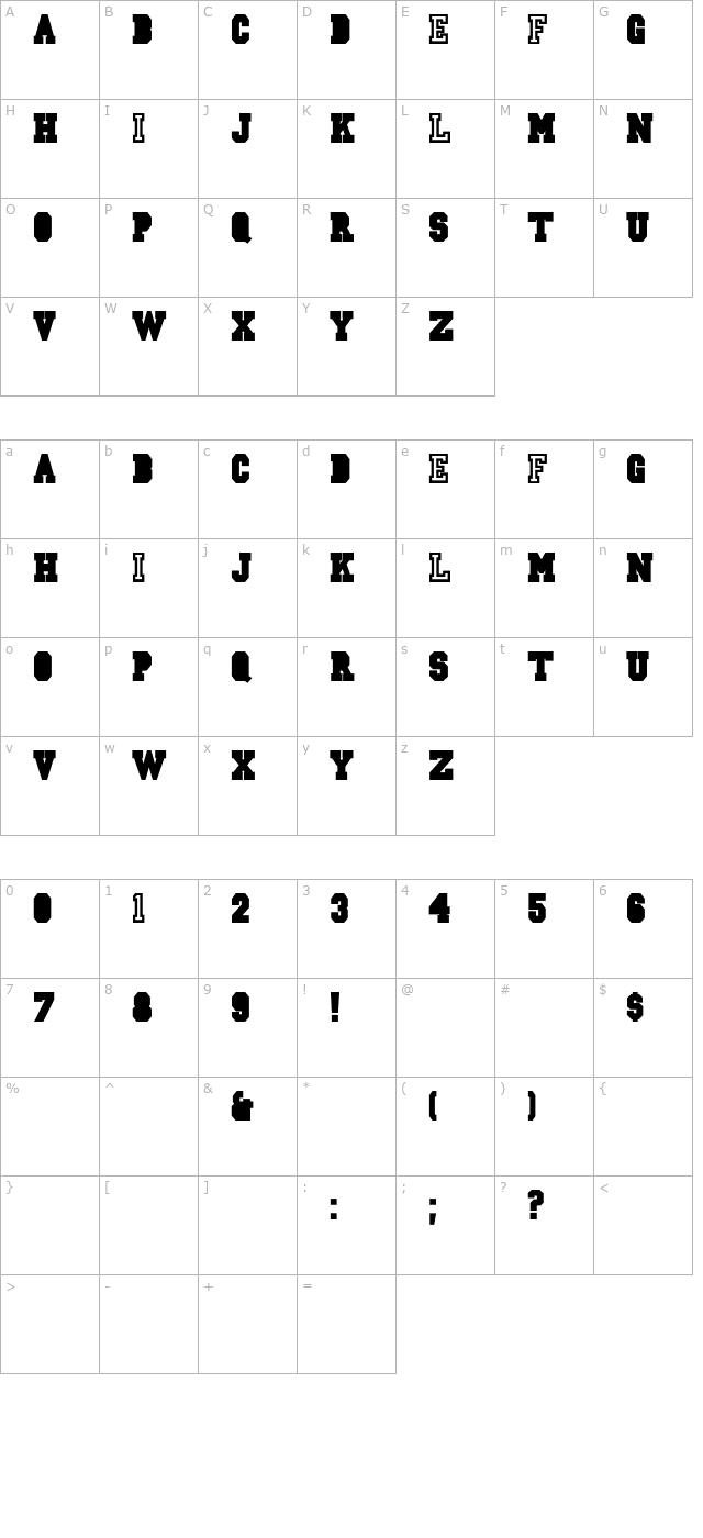 CSD-JERSEY-Norm character map