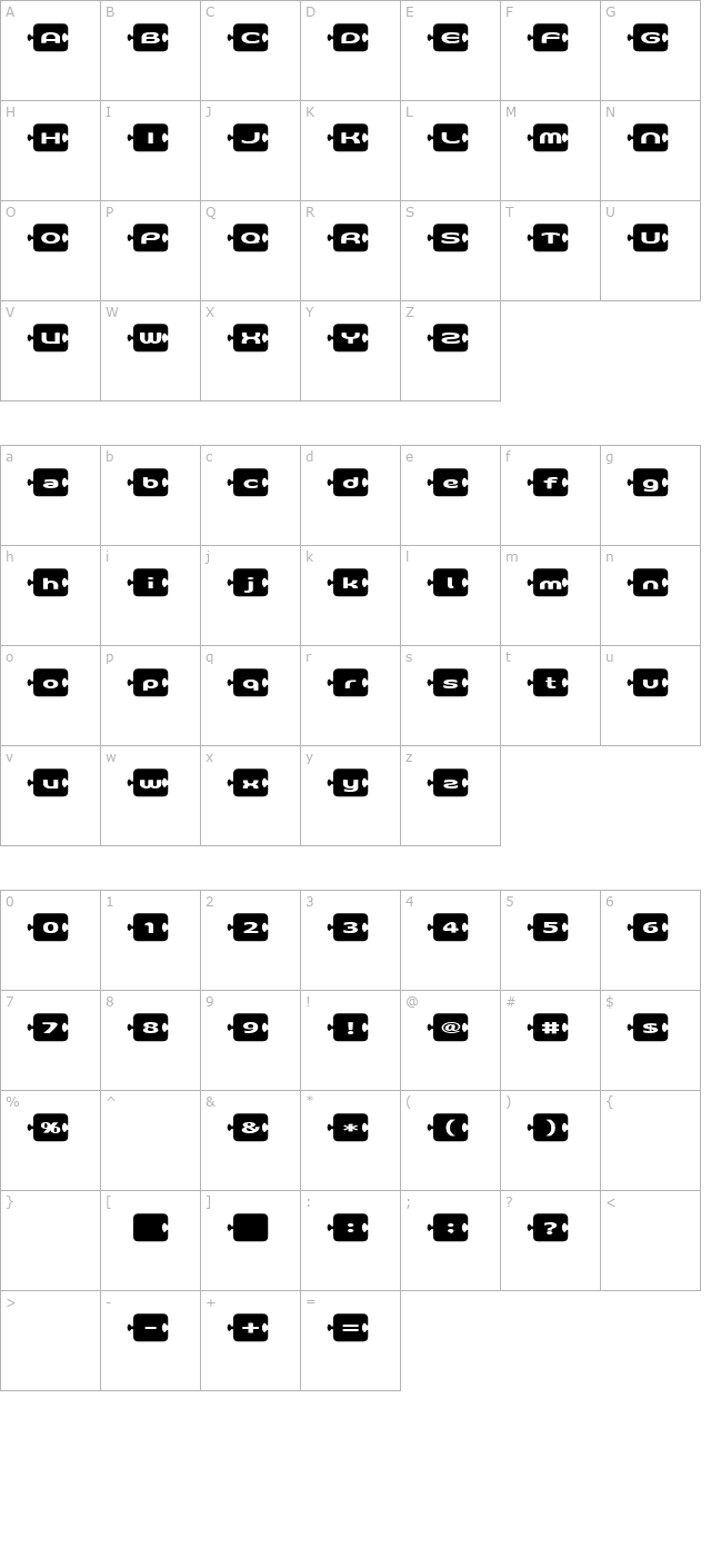 d3-pazzlisma character map