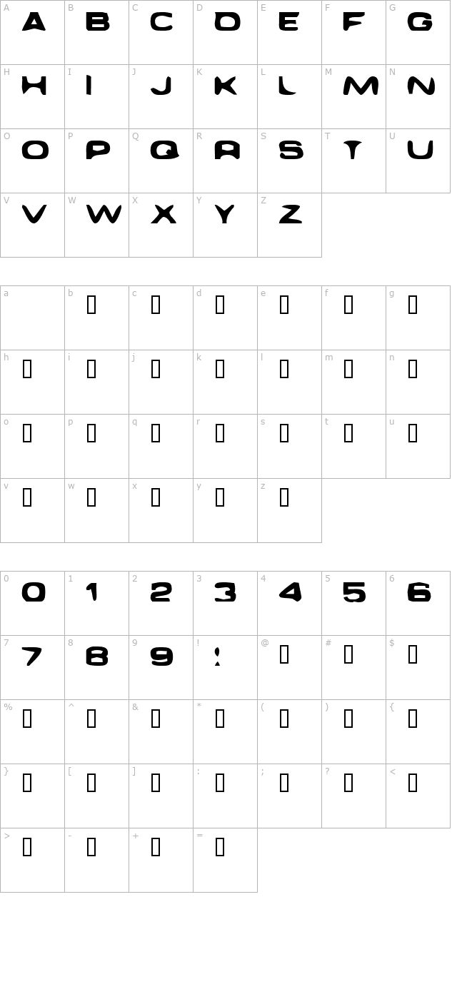 daggmask-normal character map