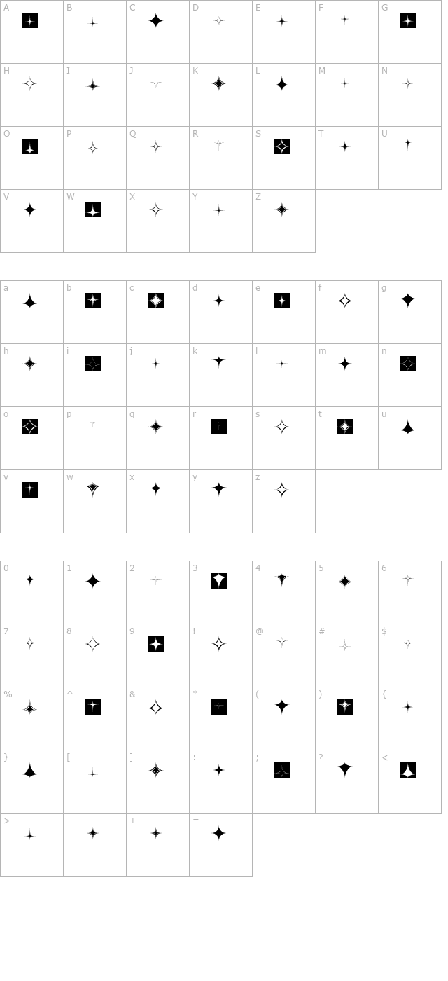 daiyamondo character map