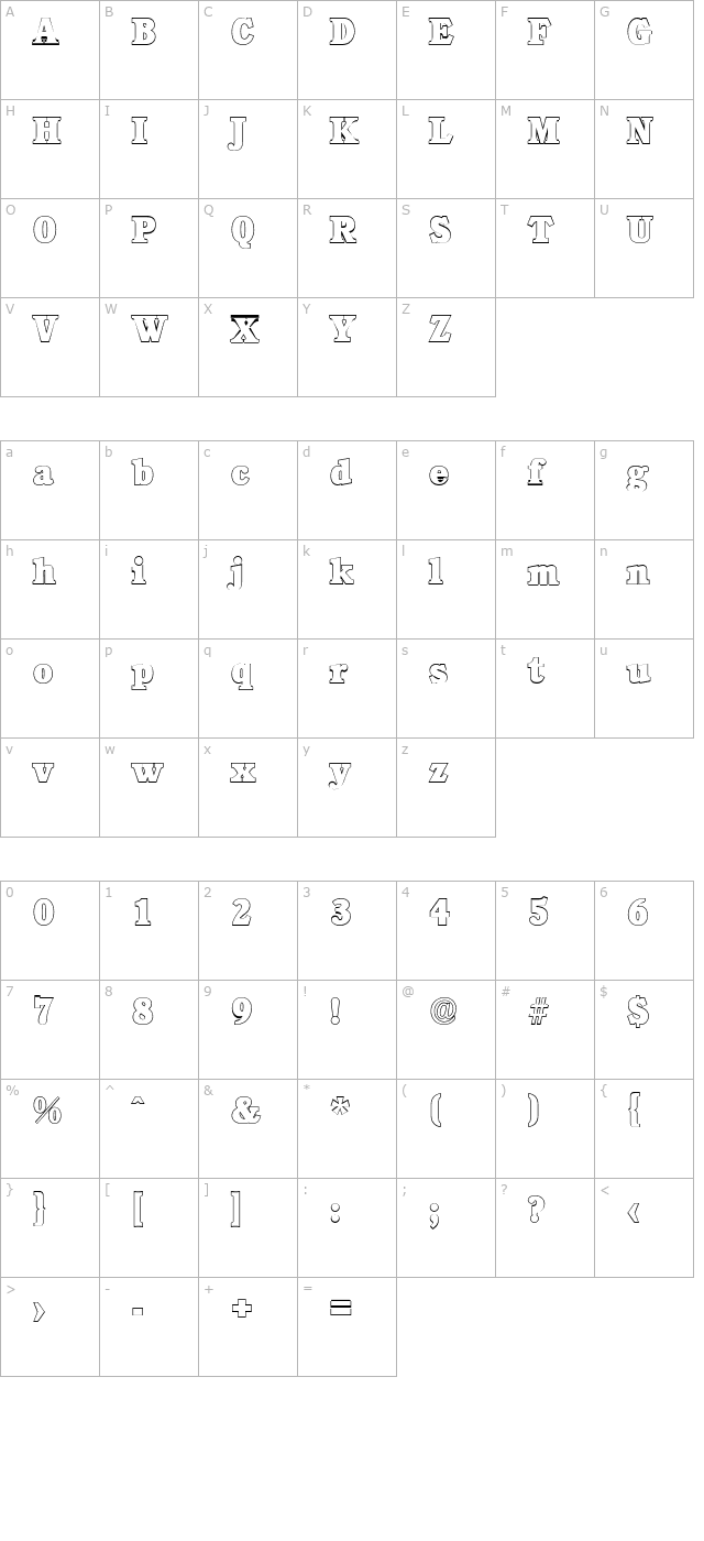 DanielBeckerOutline-Heavy character map