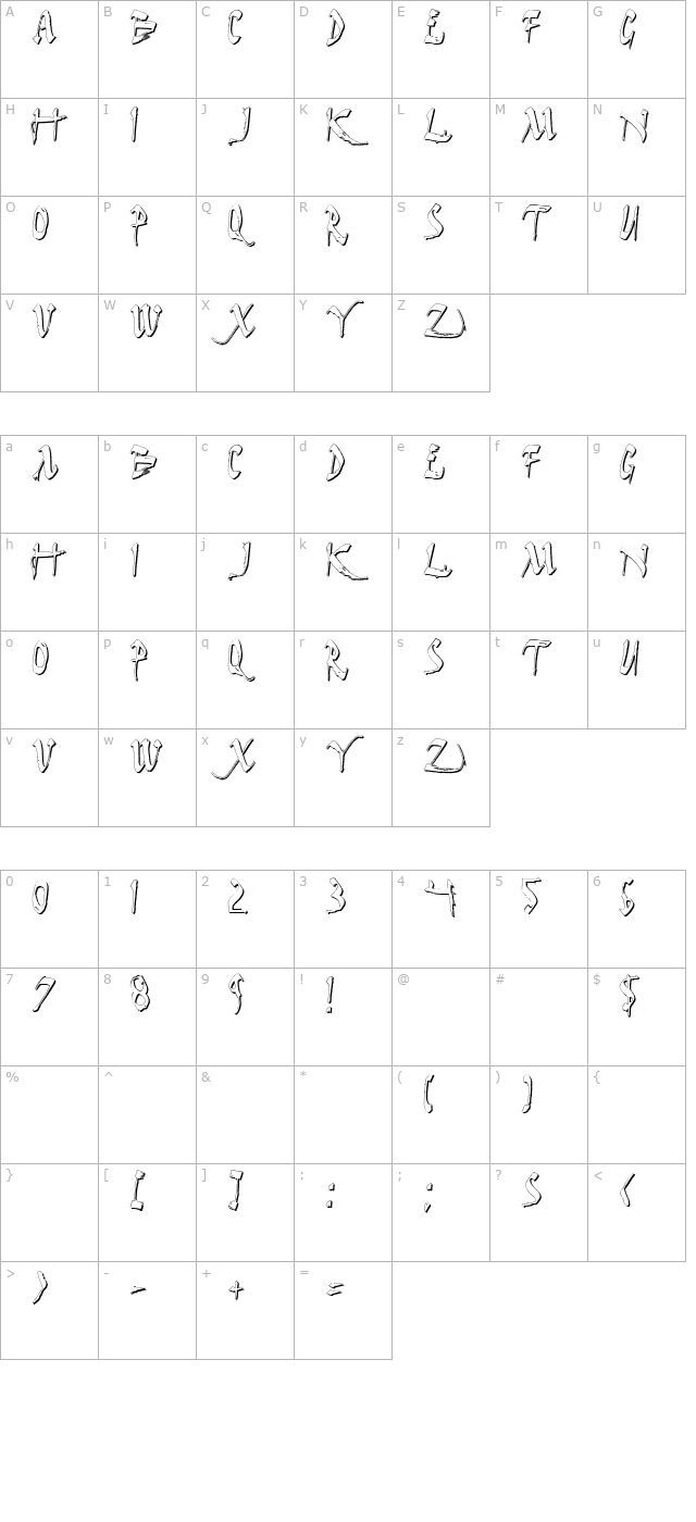 dark-horse-shadow character map