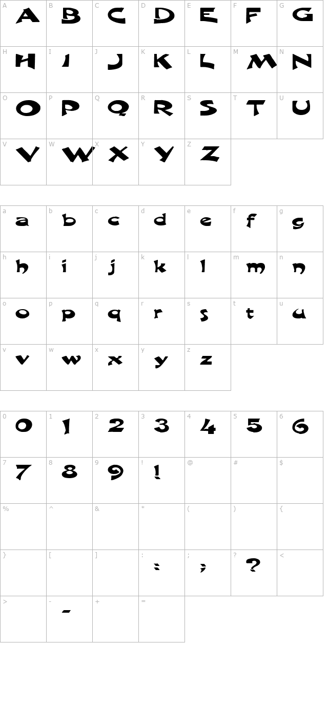 Darkness 1 character map