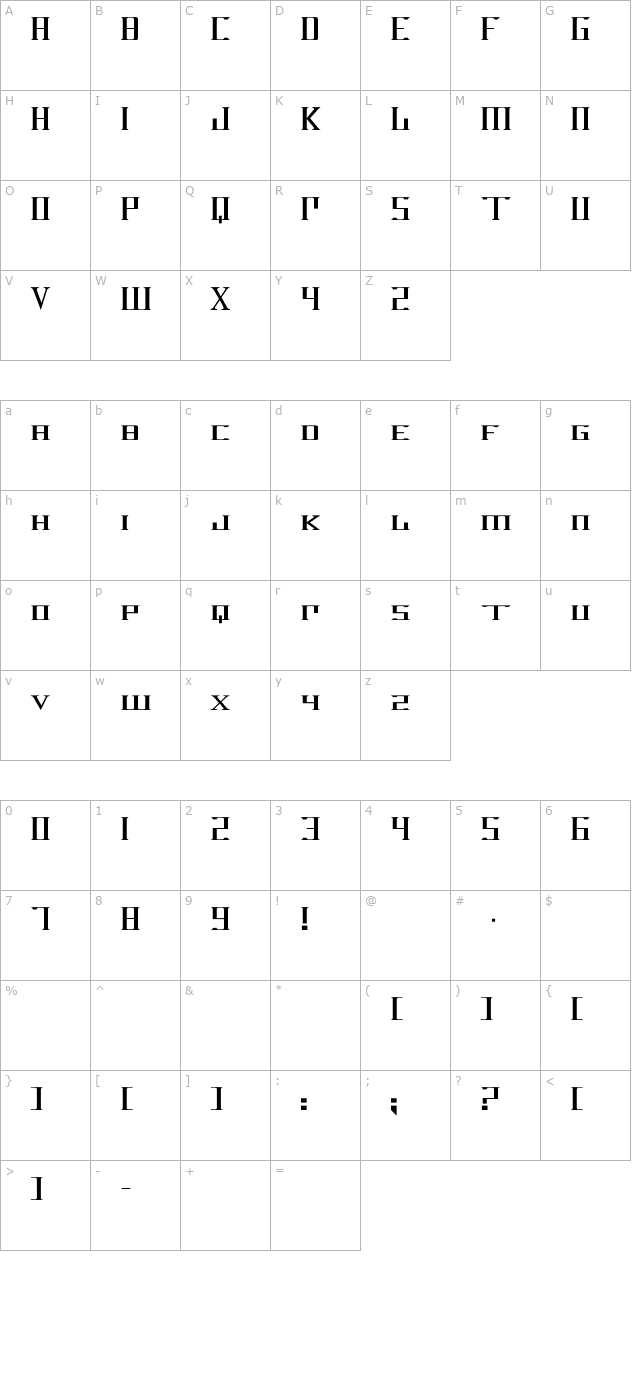 darkwind character map