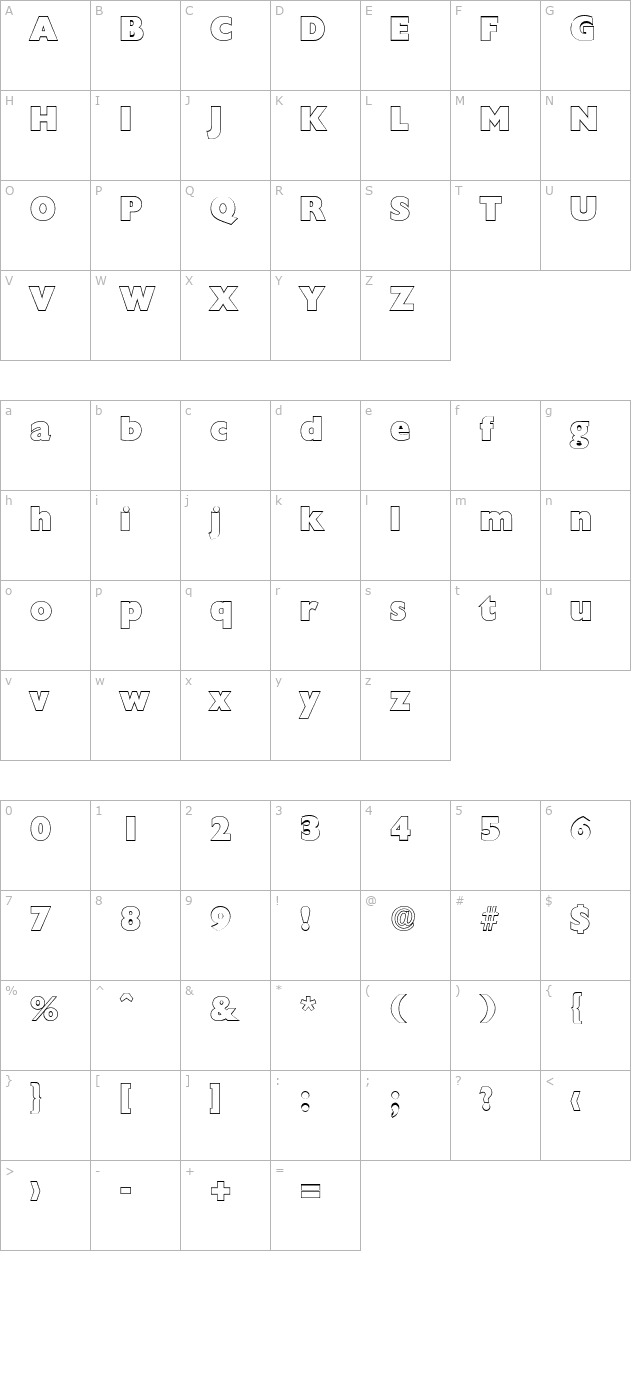 DavidBeckerOutline-Heavy character map