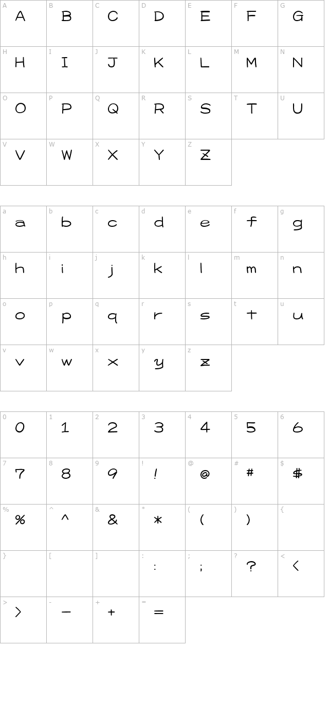 dd-brilliant2ualp character map