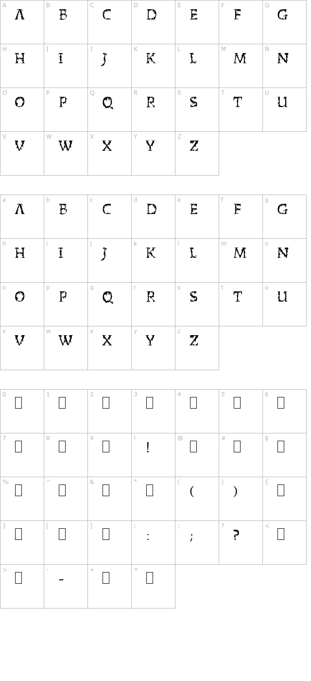 dead-world character map