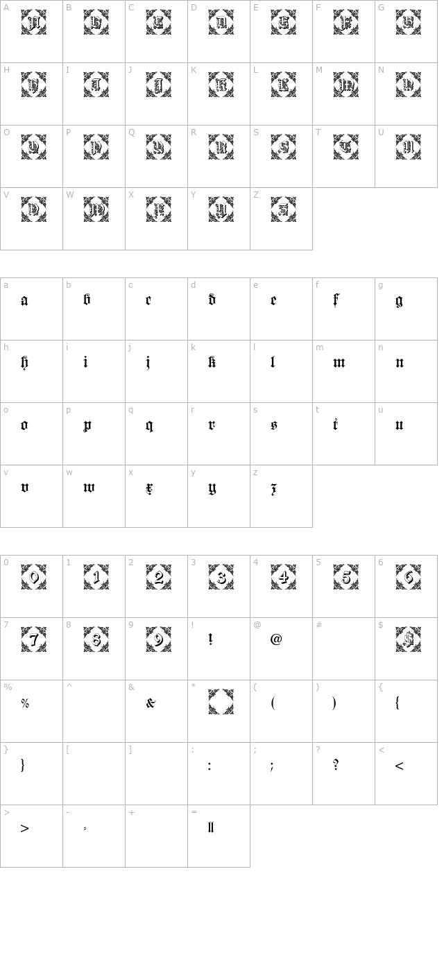 dearest-friend-lite character map