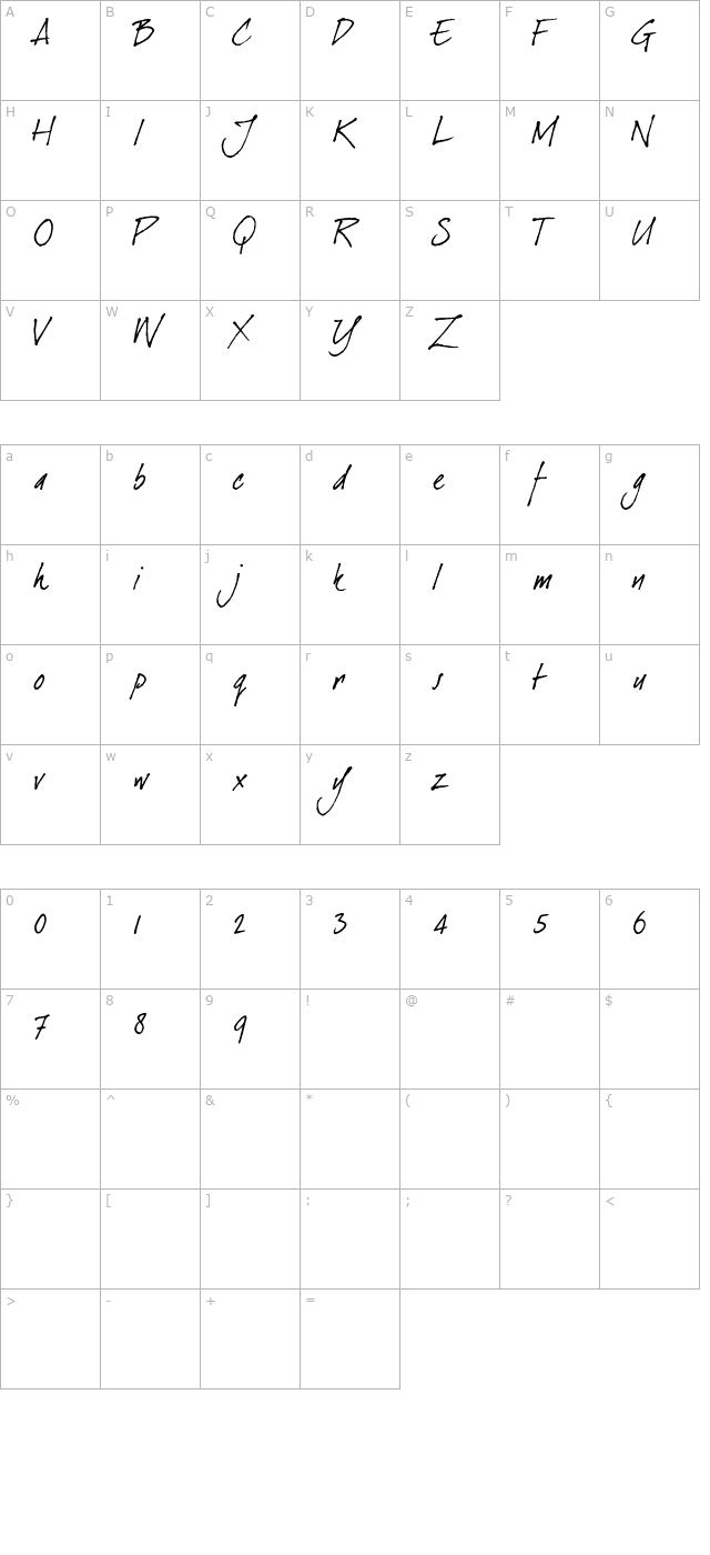 dearjoe-1-m-s-otf character map