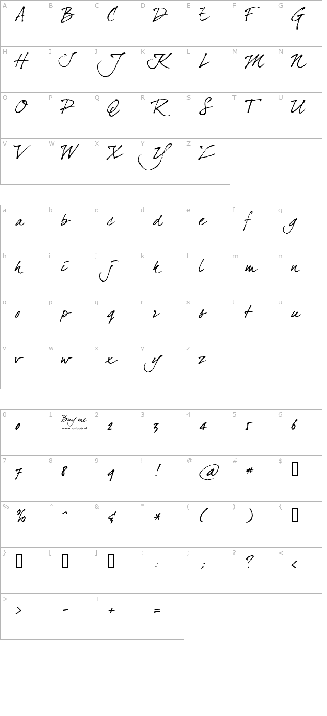 dearjoe-four character map