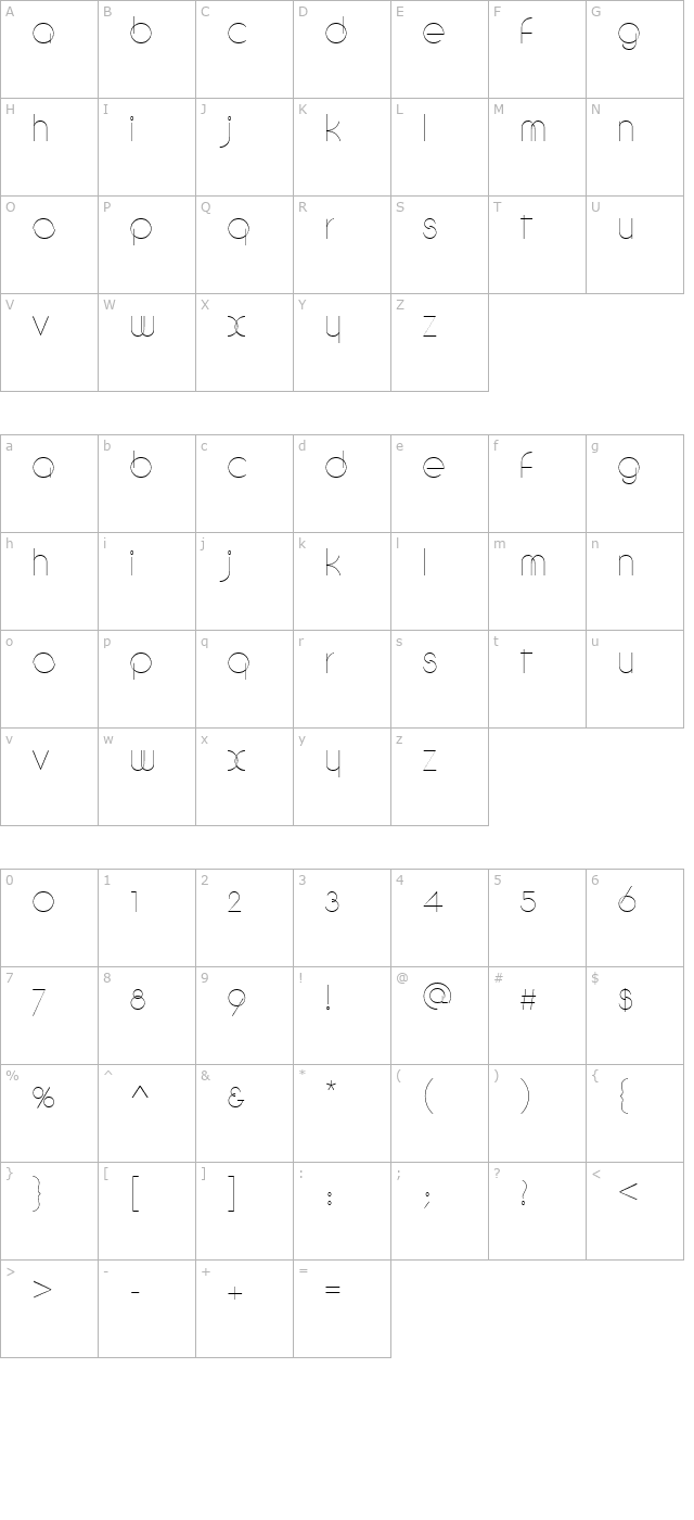 debeviccircular-regular character map