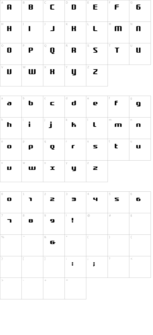 decipher character map