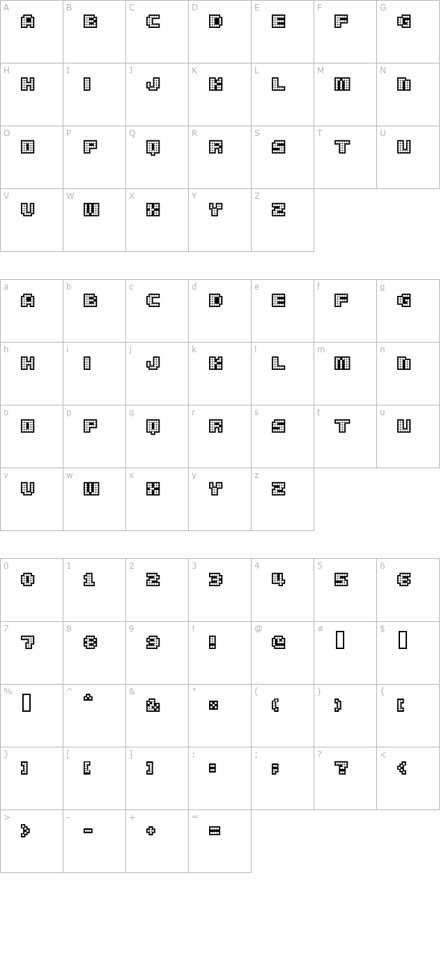 delia Black character map