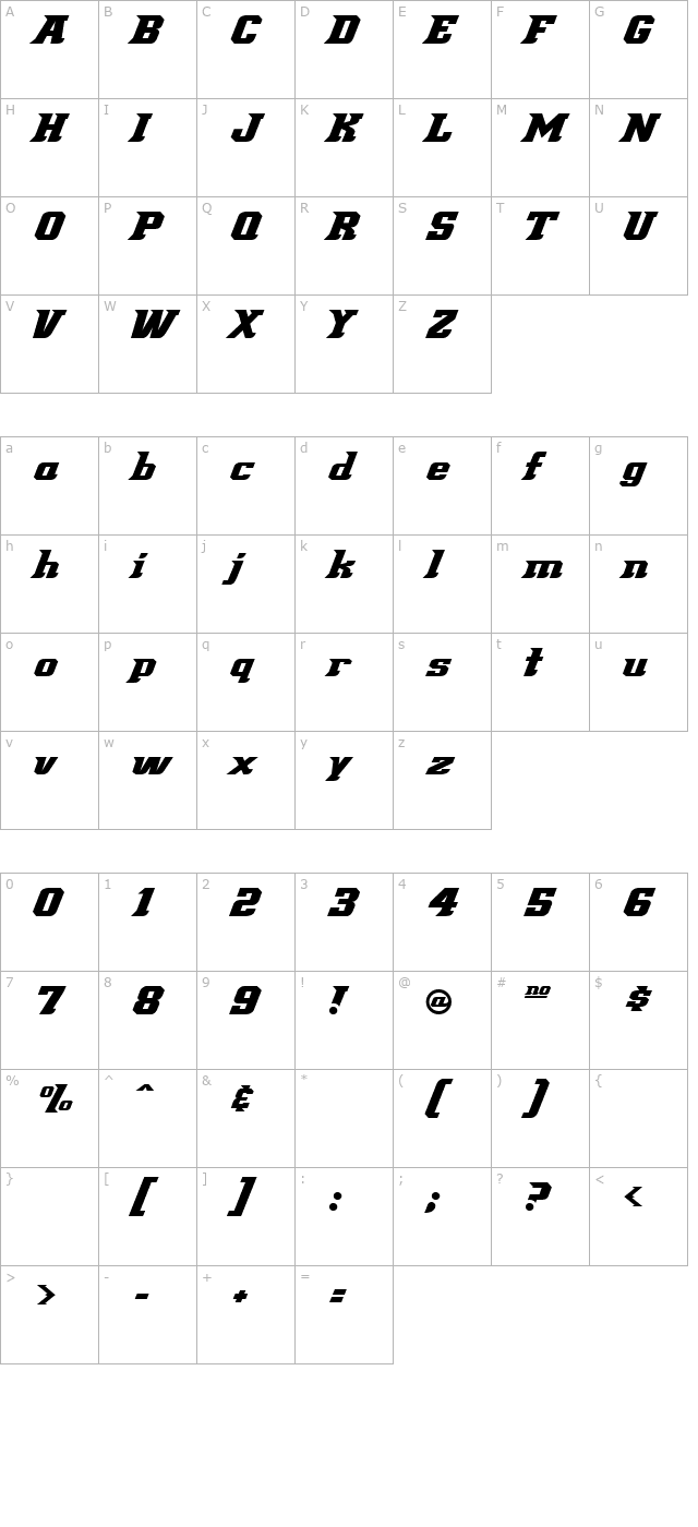 demonized character map