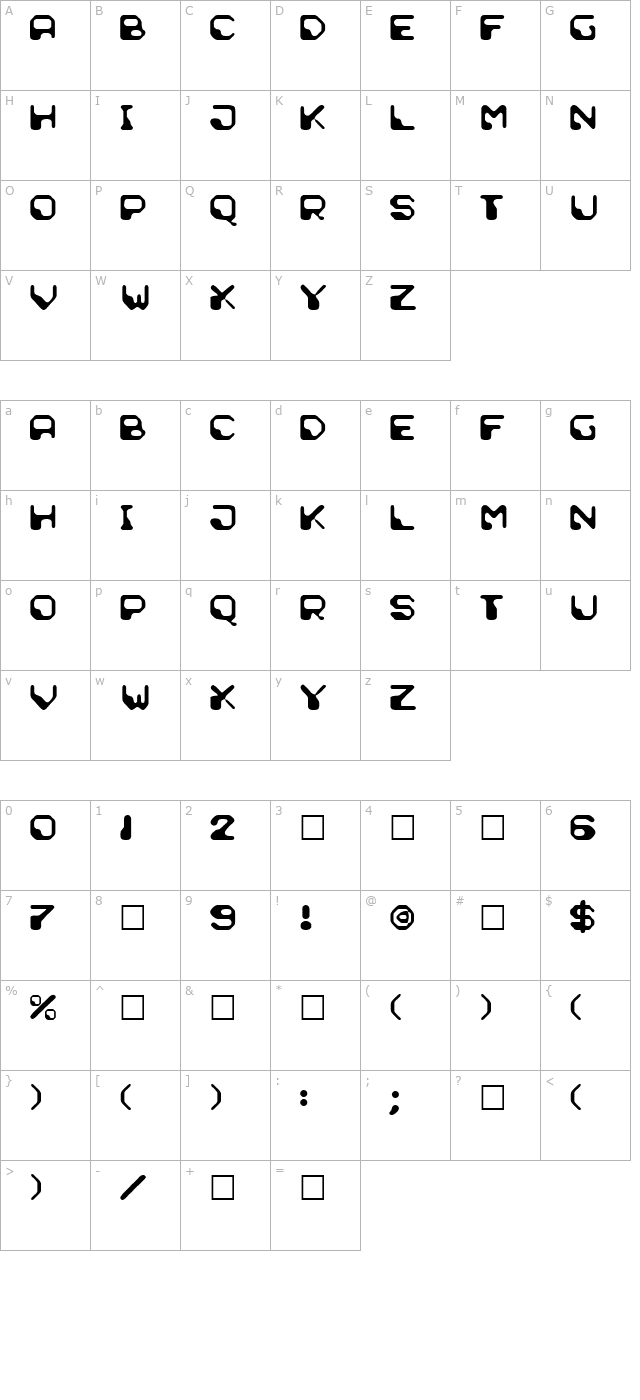 demun-lotion character map