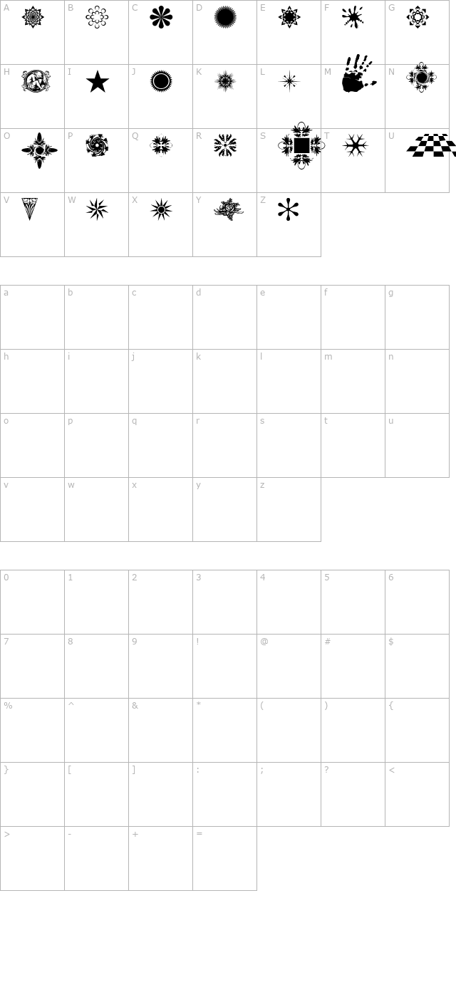 designs_csp character map