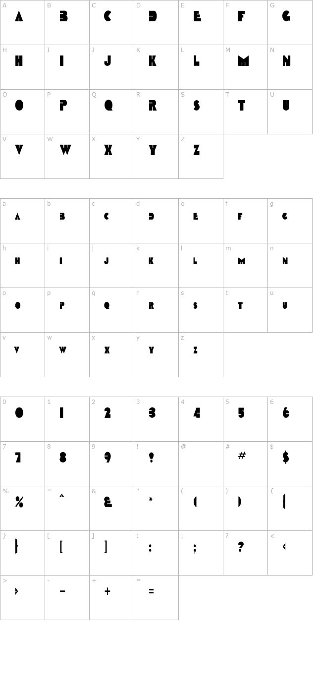 Devendra Cn character map