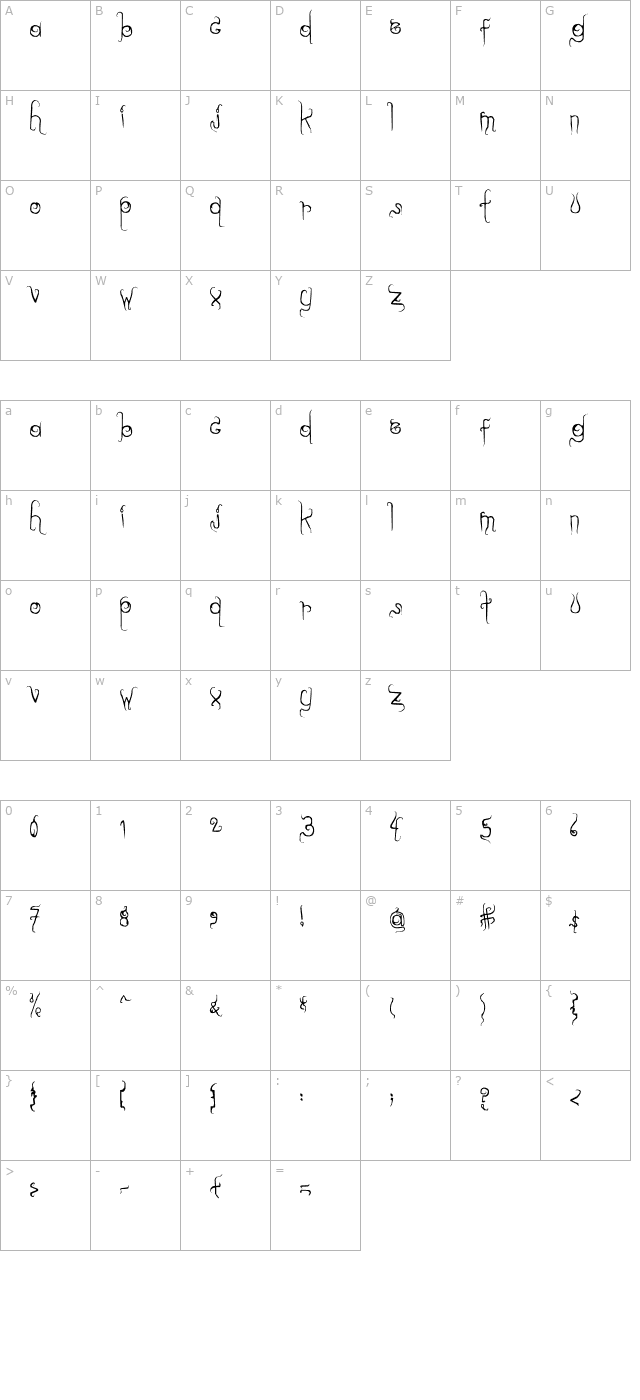 dilate character map