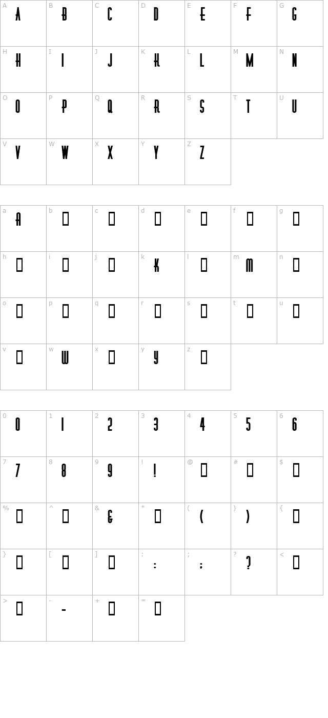 Diner Obese character map