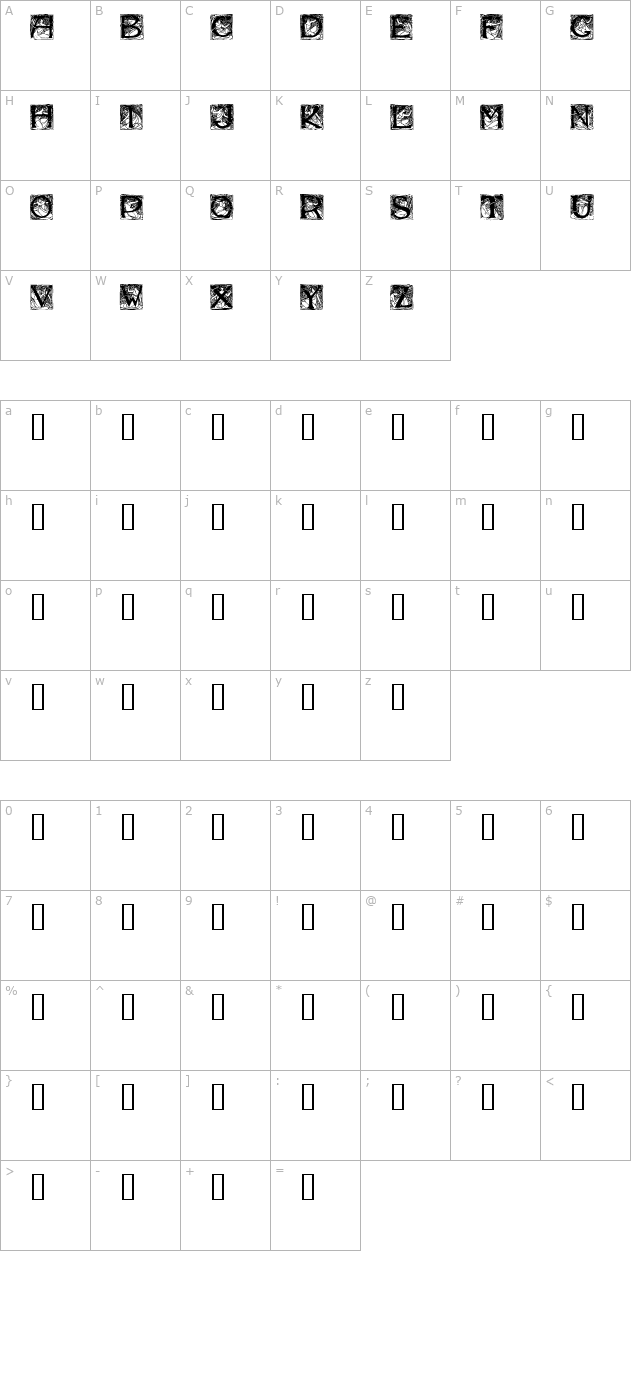 DixonsVixens character map