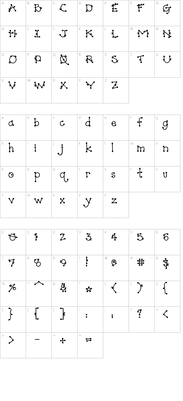 dj-bowtie character map