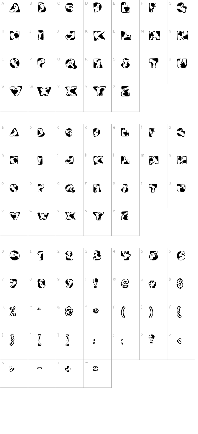 dj-moo character map