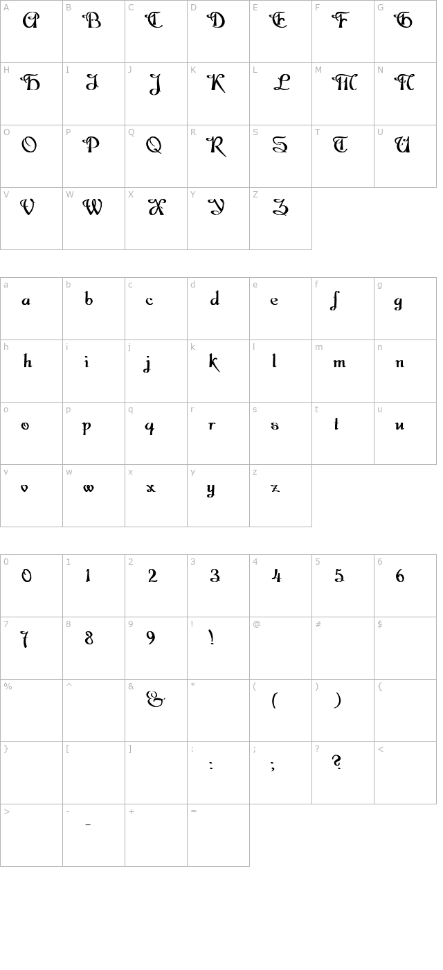 dobkin-bold-lefty-plain character map