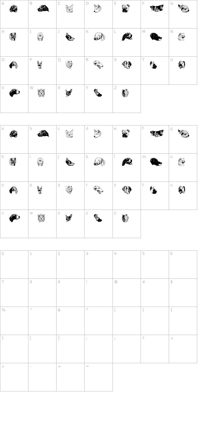 doggyprint-aoe character map