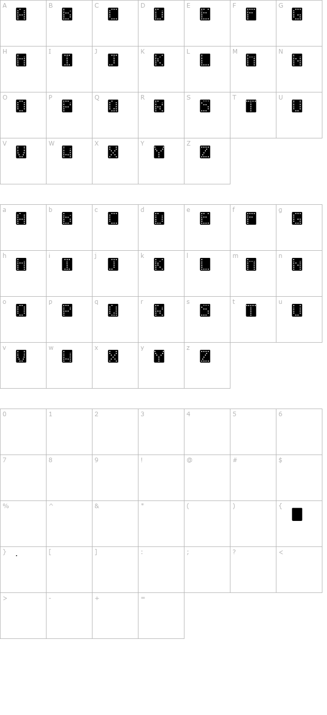 Domino-Effect-Normal character map