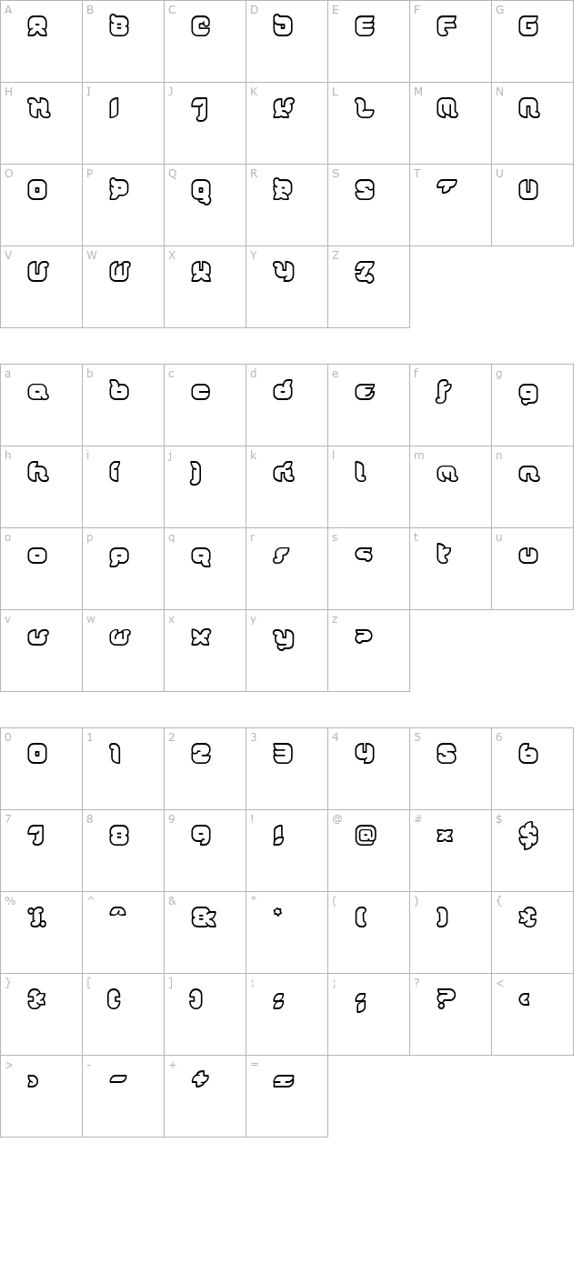 doris-orangejuicy character map