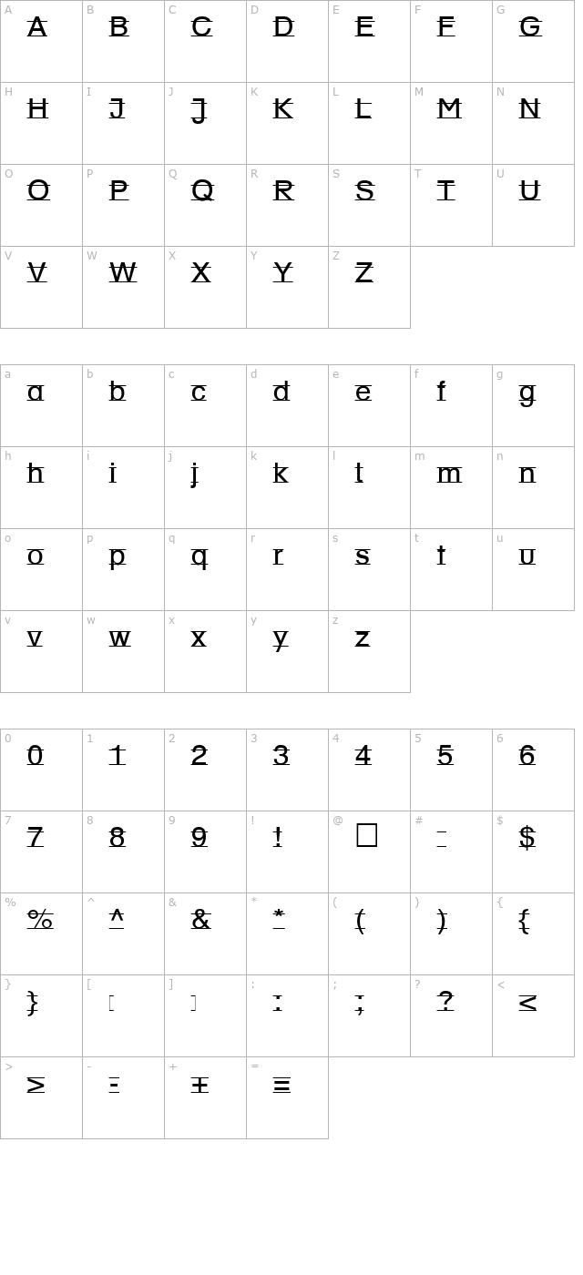 dr-by-2 character map