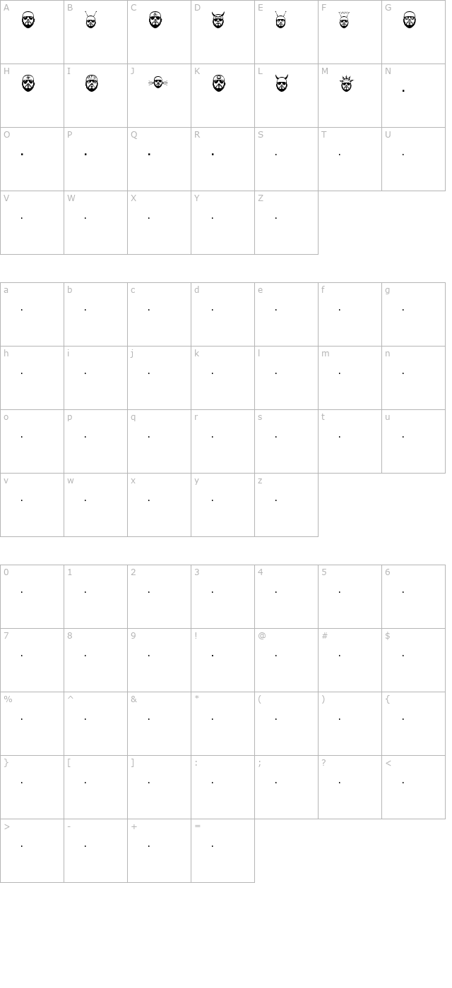 dr-legume character map