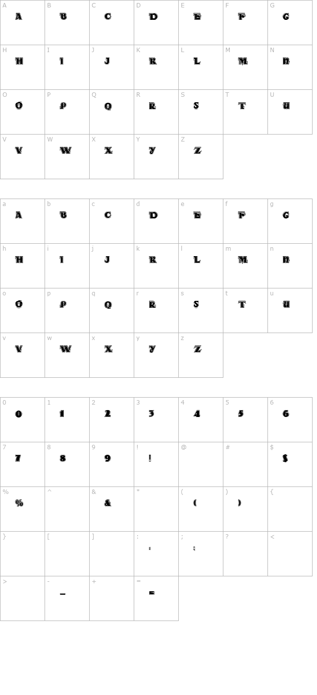 DS Rada_Double character map