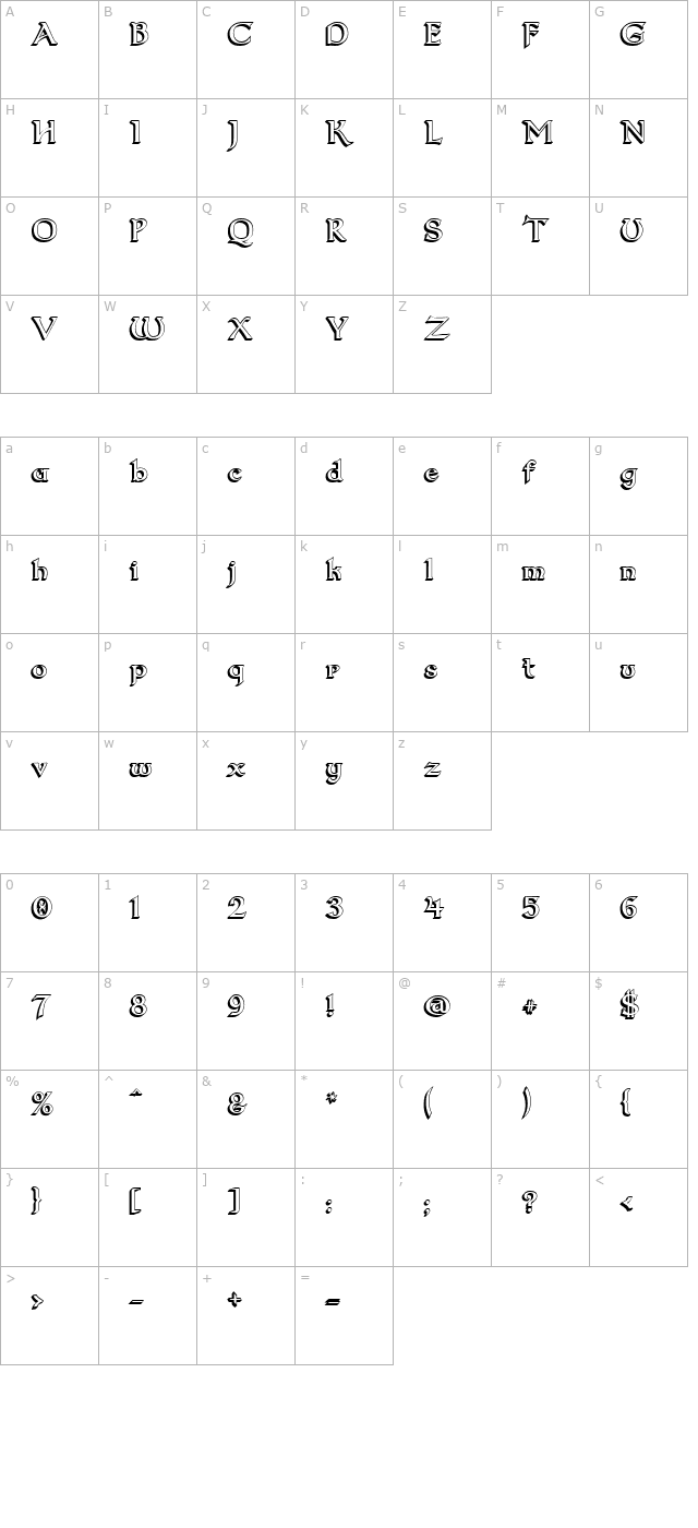 Dumbledor 2 3D character map