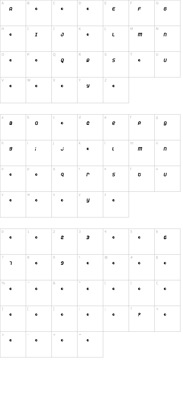 dunebug-alternates-45mph character map