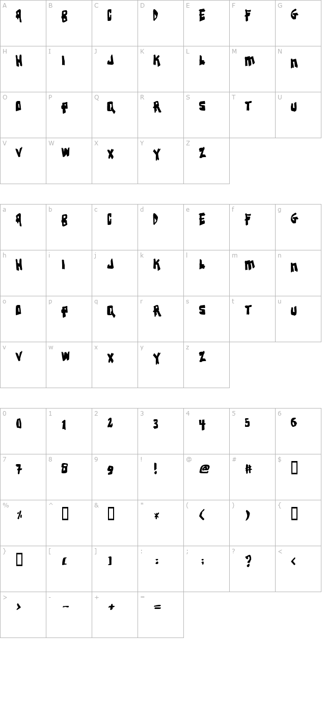 earthquake character map