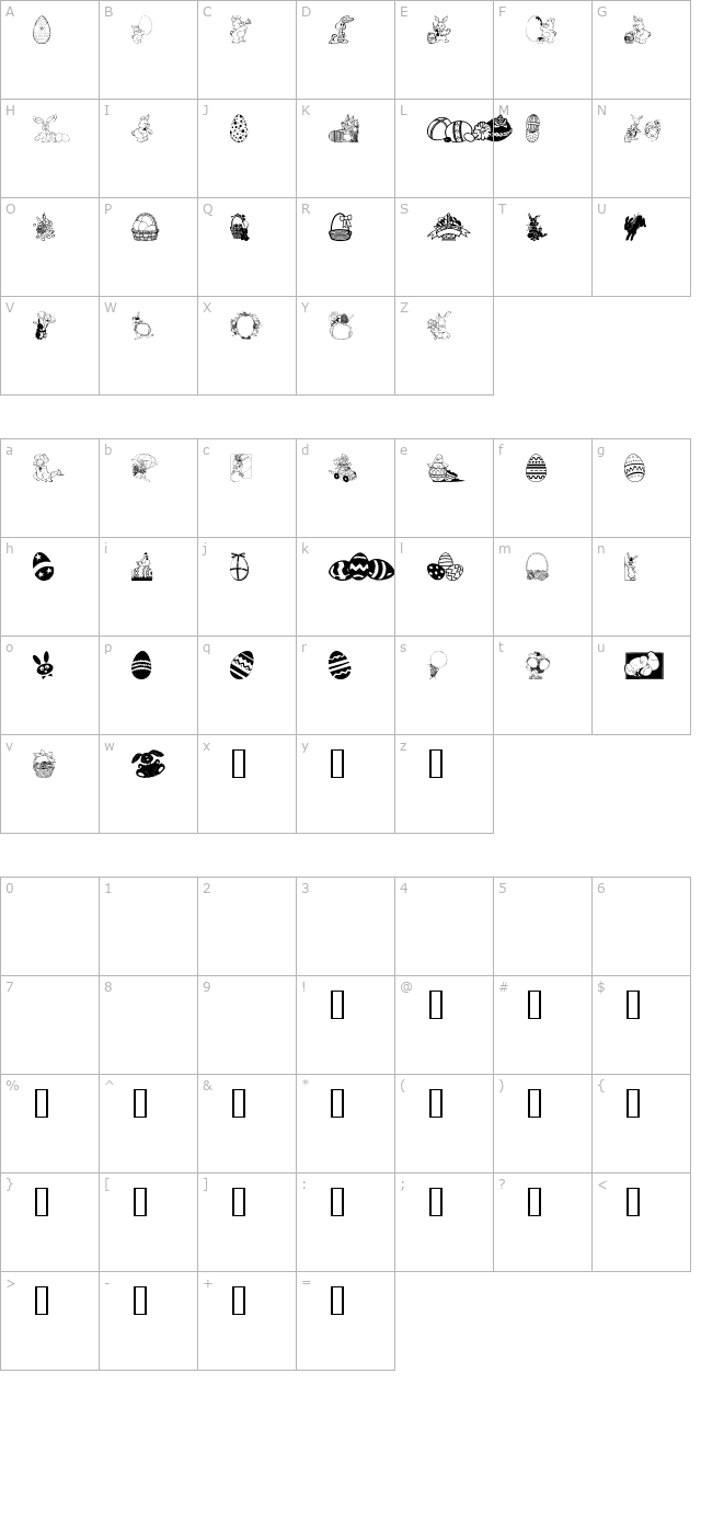 easter-art character map