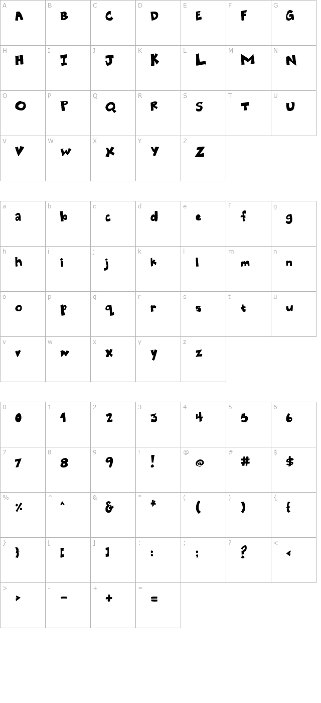 eatpoo-chubby character map