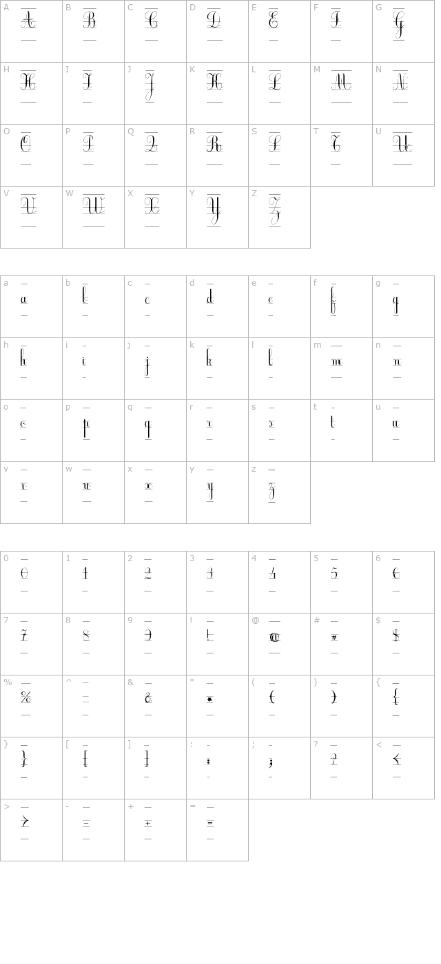 ecolier-cp character map