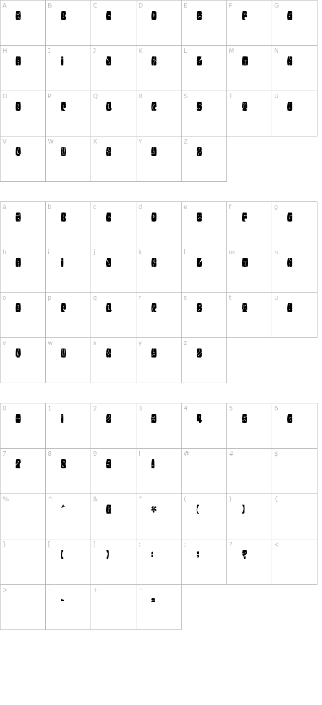 Electorate Boogaloo character map