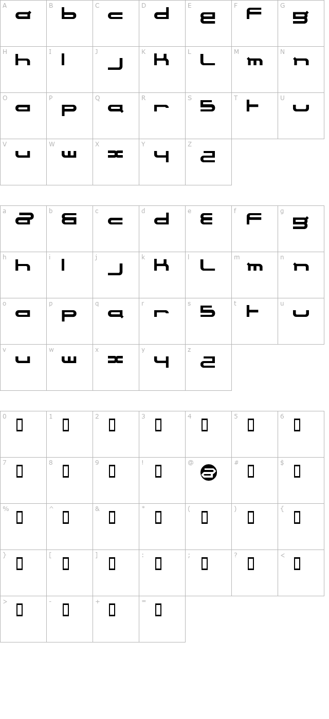 electrance character map