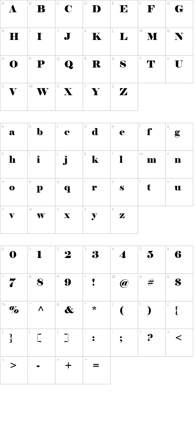 elephant character map