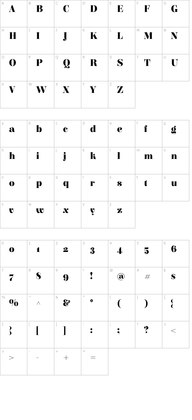 Elsie Black character map